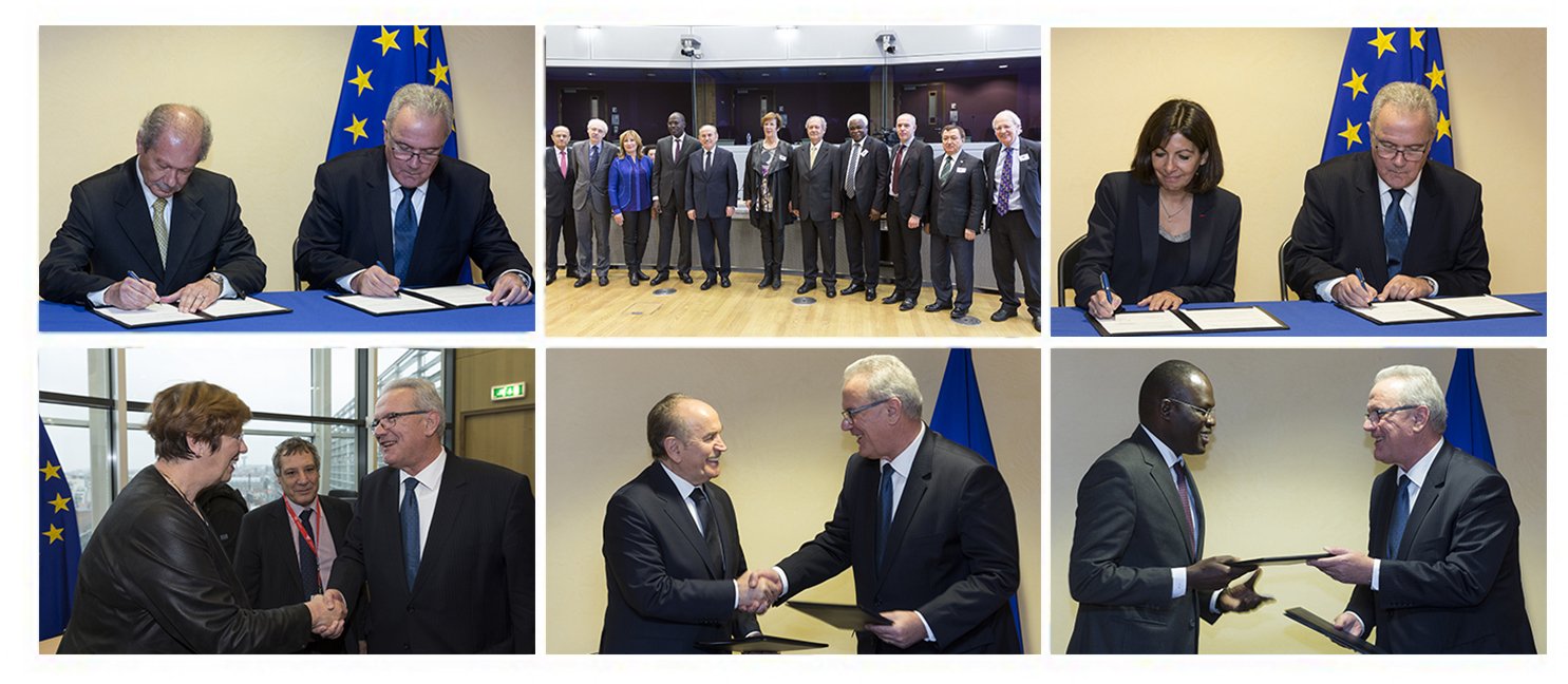 Partenariado Estratégico con la Unión Europea, cremonia de la firma