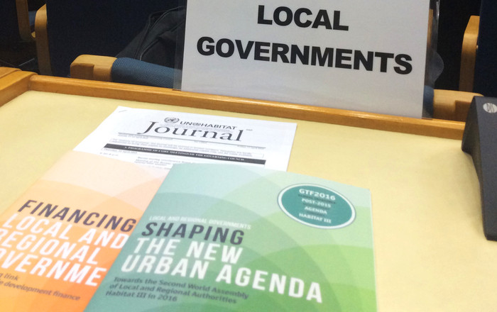  Local and regional governments at PrepCom2 of Habitat III