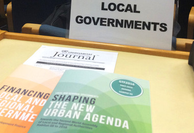  Local and regional governments at PrepCom2 of Habitat III