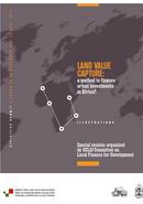 Land value capture. A method to finance urban investments in Africa
