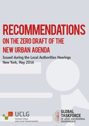 Key recommendations of local and regional Governments towards Habitat III