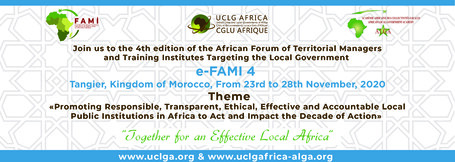  African Forum of Territorial Managers and Training Institutes targeting the Local Level 