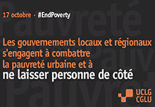  journée internationale pour l'élimination de la pauvreté sous le thème: « Ne laisser personne de côté : réfléchir, décider et agir ensemble contre la misère